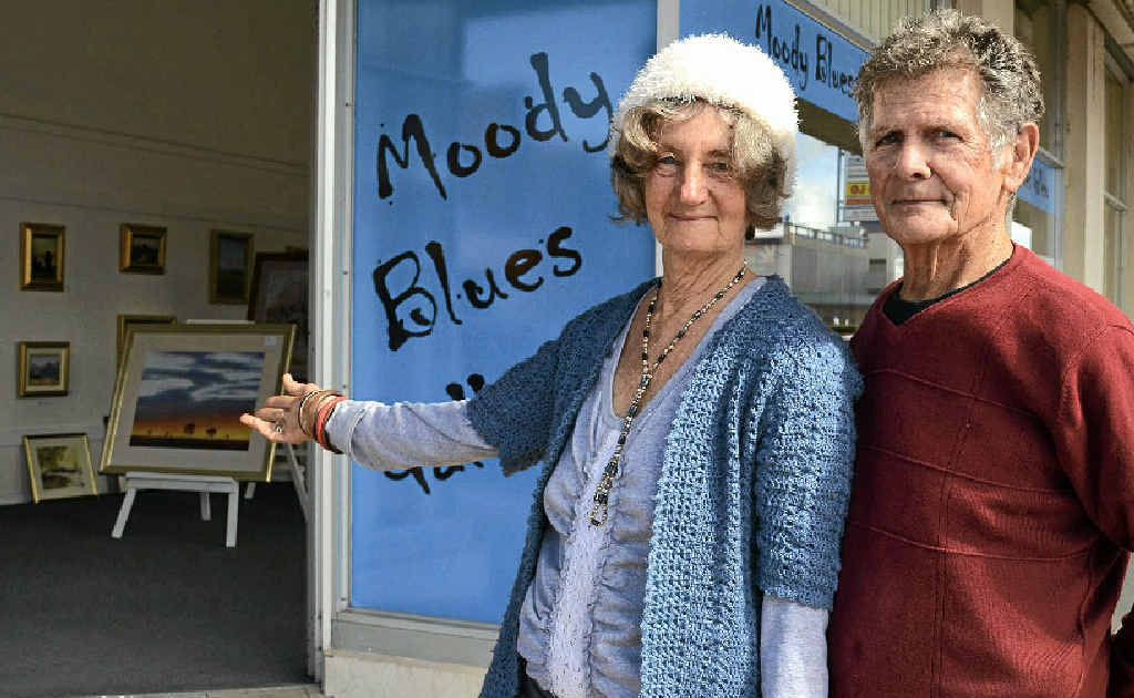 Carol and Neville Kelly have opened Moody Blues Gallery on Palmerin St. Carol and Neville Kelly have opened Moody Blues Gallery on Palmerin St.
